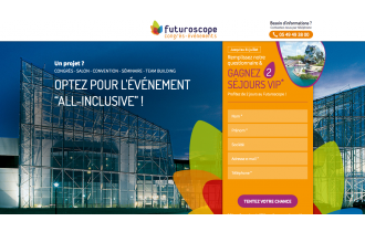 Futuroscope Congrès Evénements : gagnez votre séjour VIP