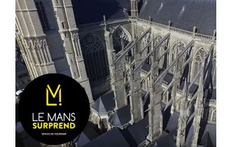 Visite touristique de La Ville du Mans en drone !