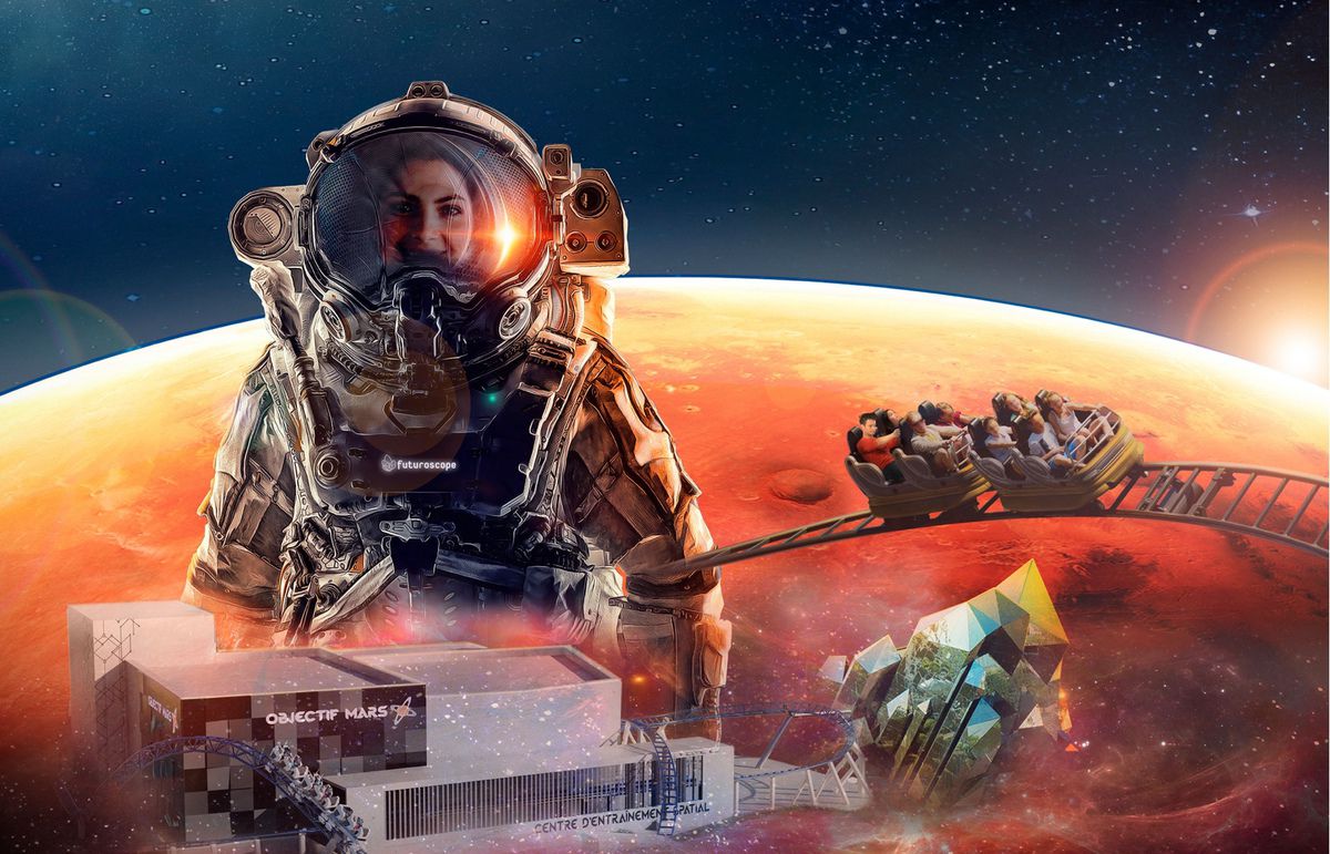 Nouvelle attraction en 2020 au Futuroscope :  Objectif Mars  